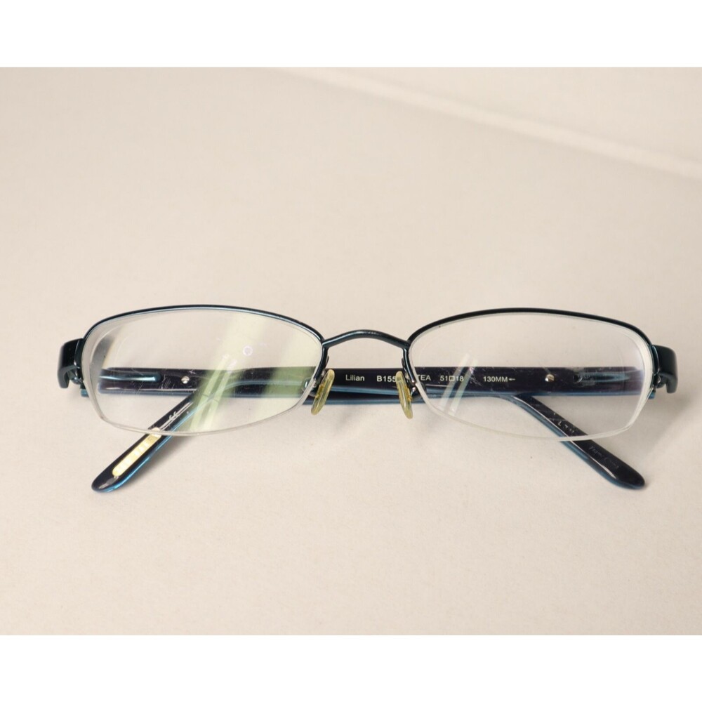 Ted Baker Lilian B155 TEA Designer Eyeglasses 51-18-130 Half Rim FRAMES ONLY